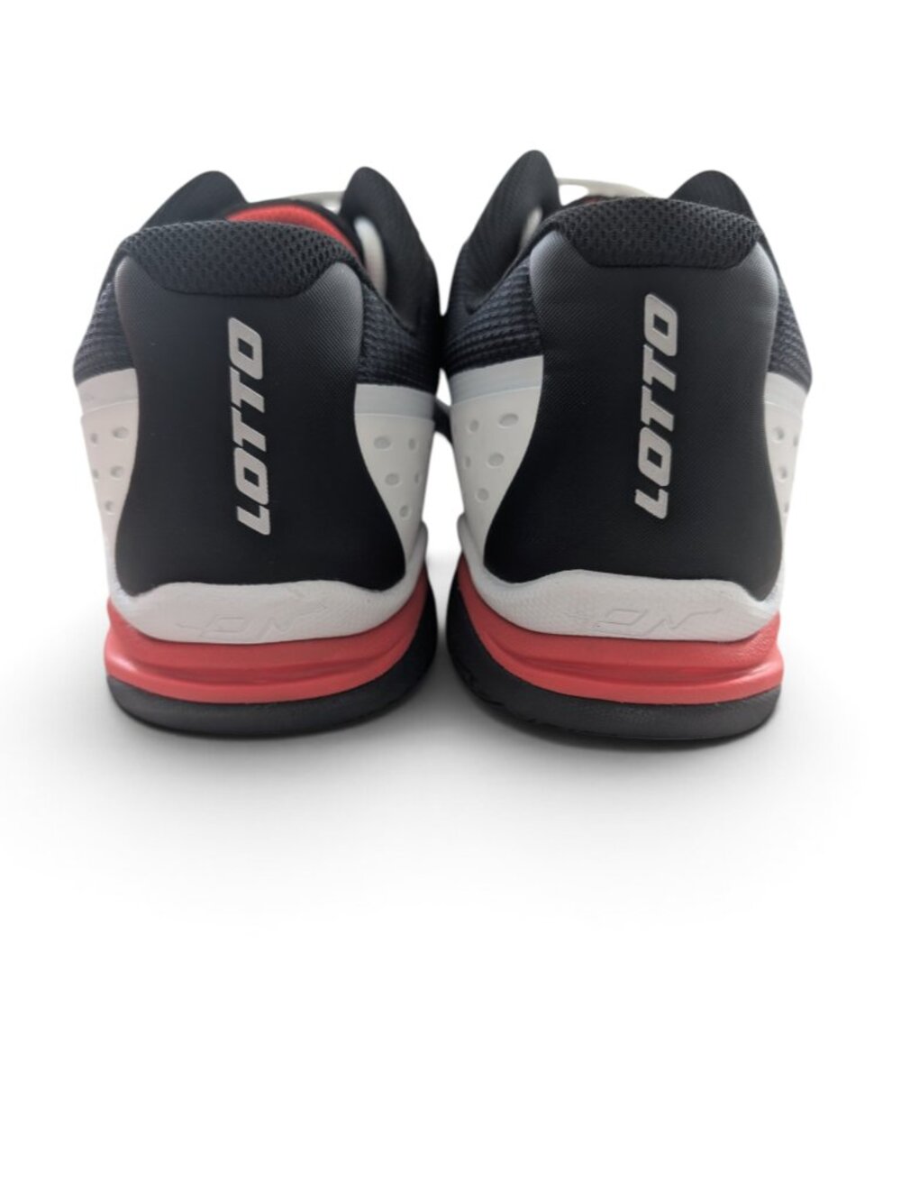 Lotto Mirage 400 ALR Men's Tennis Shoes Size 13 White Black Red EUC - Picture 6 of 9